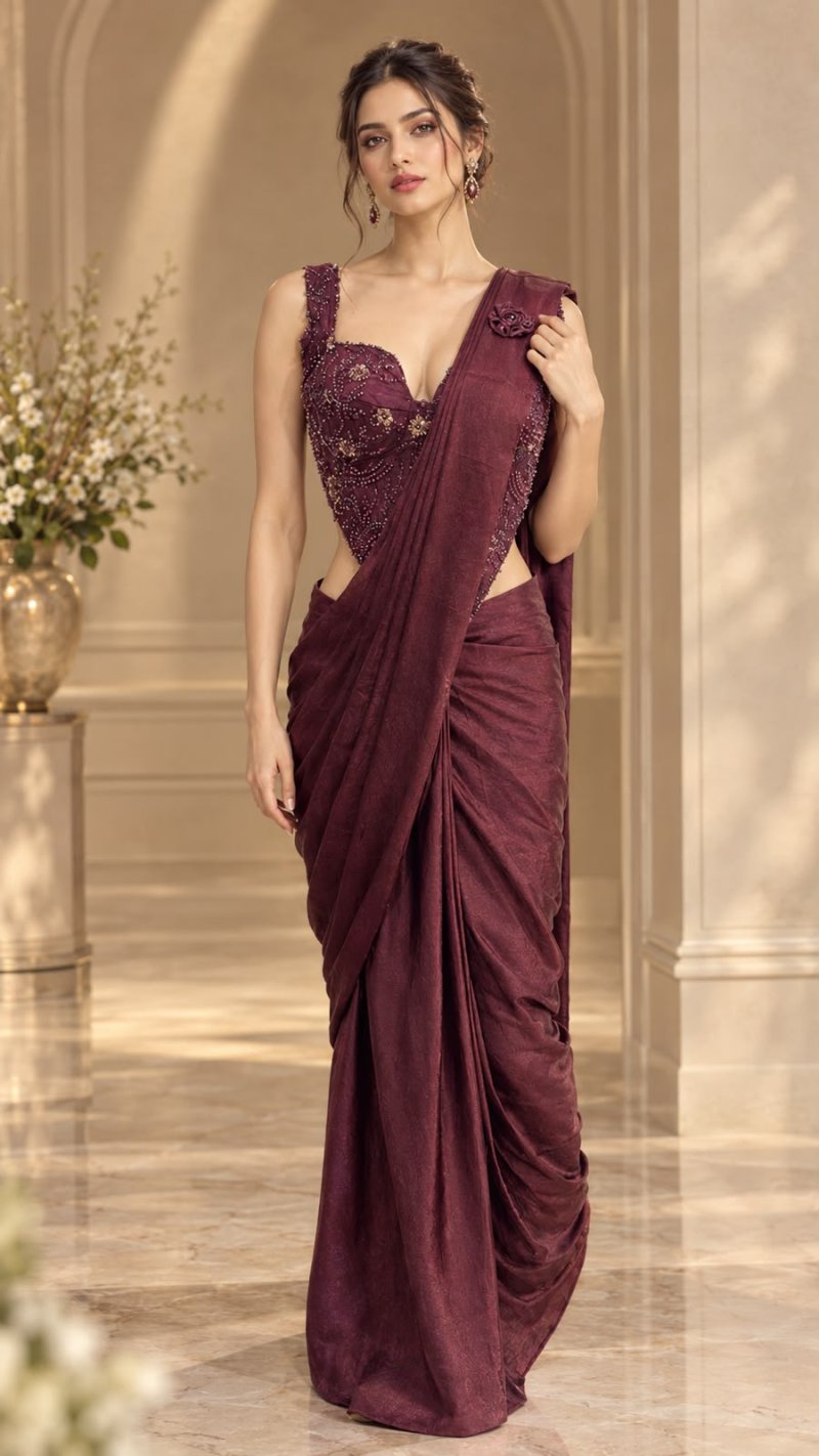 Ready To Wear Sarees Vol 4 Imported Fabric Readymade Saree